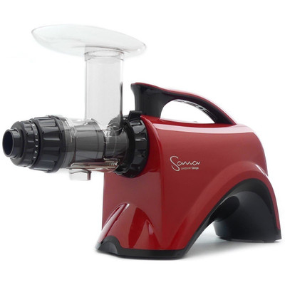 Omega Sana EUJ-606 Horizontal Slow Juicer in Red