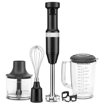 KitchenAid 5KHBV83BBM Hand Blender in Matte Black