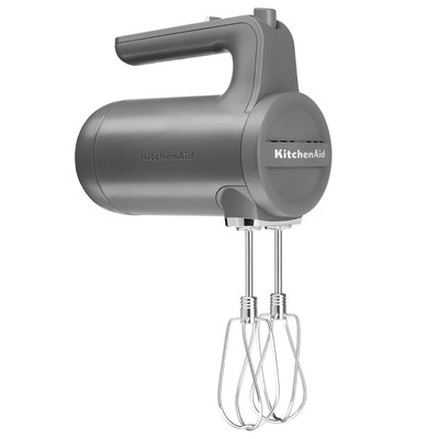 KitchenAid 5KHMB732BDG Cordless Hand Mixer in Charcoal Grey