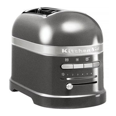 KitchenAid 2-Slot Artisan Toaster in Medallion Silver - 5KMT2204BMS