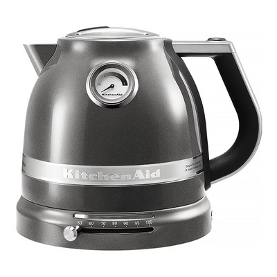 KitchenAid Artisan 1.5L Variable Temperature Kettle in Medallion Silver - 5KEK1522BMS