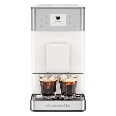 KitchenAid Fully KF3 Automatic Espresso Machine with Iced Coffee in Porcelain