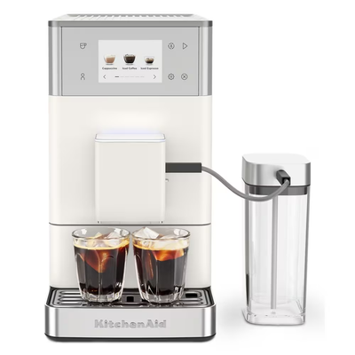 KitchenAid KF4 Fully Automatic Espresso Machine with Iced Coffee in Porcelain