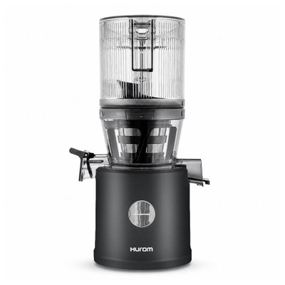 Hurom H80ST Pure Press Self-Feeding Slow Juicer in Matte Black