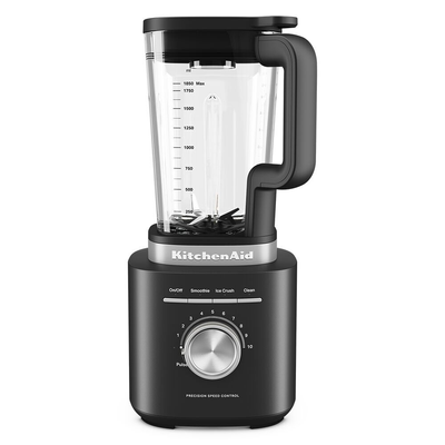 KitchenAid Pure Power Blender with Glass Jar in Matte Black - 5KSB2071BBM 