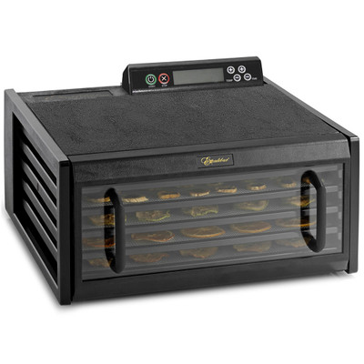 Excalibur 4548CDB 5-Tray Dehydrator with Digital Controls in Black