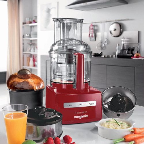 Magimix 5200XL Premium Food Processor 18713 in Red Juicers.co.uk