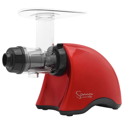 Omega Sana EUJ-707 Horizontal Slow Juicer in Red