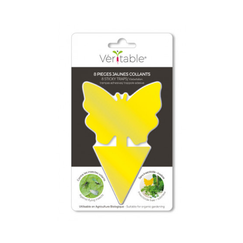 Veritable 8 Yellow Butterfly Sticky Traps