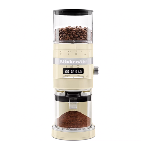 KitchenAid Artisan Burr Coffee Grinder in Almond Cream - 5KCG8433BAC
