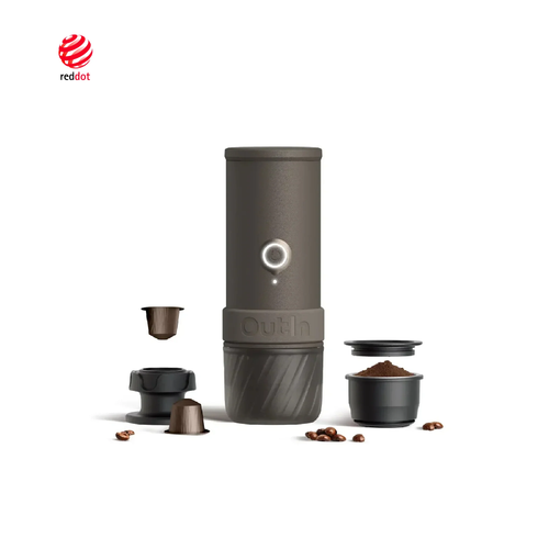 OutIn Mino Portable Electric Espresso Machine in Space Grey