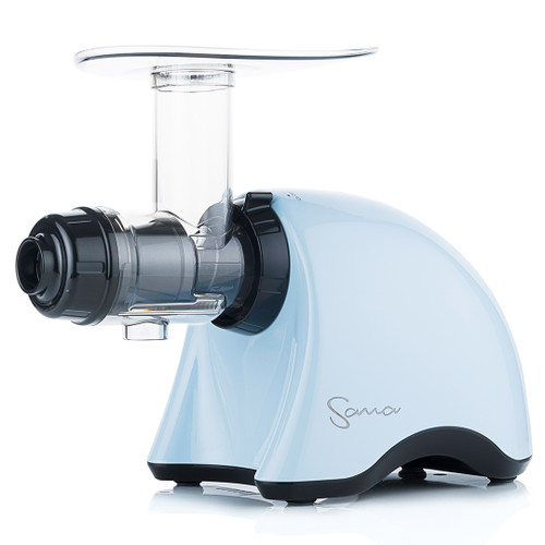 Omega Sana EUJ-707 Horizontal Slow Juicer in Blue