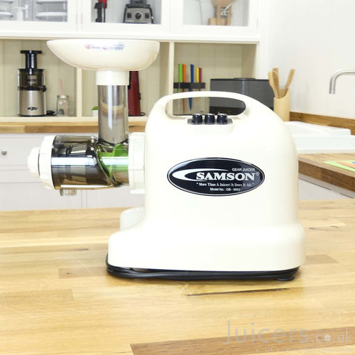 Samson GB9001 6in1 Slow Juicer in Ivory Juicers.co.uk