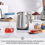 Sage the Soft Top Luxe Kettle in Brushed Stainless Steel - BKE735BSSUK