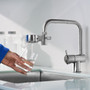 Tappwater EcoPro Compact Tap Water Filter in Chrome Starter Pack