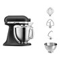 KitchenAid Artisan Premium 4.8L Tilt-Head Stand Mixer in Cast Iron Black - 5KSM185PSBBK
