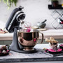 KitchenAid Artisan Premium 4.8L Tilt-Head Stand Mixer in Cast Iron Black - 5KSM185PSBBK