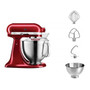 KitchenAid Artisan Premium 4.8L Tilt-Head Stand Mixer in Candy Apple - 5KSM185PSBCA