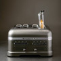 KitchenAid Artisan 4-Slice Toaster in Medallion Silver - 5KMT4205BMS