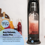Drinkmate OmniFizz Drinks Carbonator & 1 CO2 Cylinder in Matte Black