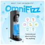 Drinkmate OmniFizz Drinks Carbonator & 2 CO2 Cylinders in Matte Black