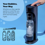 Drinkmate OmniFizz Drinks Carbonator & 2 CO2 Cylinders in Royal Red