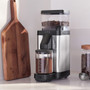 Moccamaster KM5 Burr Coffee Grinder in Polished Silver