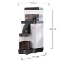 Moccamaster KM5 Burr Coffee Grinder in Matte White