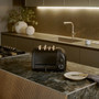 Dualit 4 Slot Stealth Classic Toaster in Matte Black
