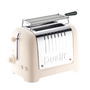 Dualit 2-Slice Lite Toaster in Canvas White with Warming Rack