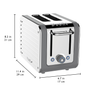 Dualit Architect 2-Slice Toaster in Grey