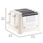 Dualit 4-Slice Lite Toaster in White with Warming Rack