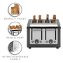 Dualit Architect 4-Slice Toaster in Grey