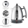 Dualit 1.5L Lite Cordless Jug Kettle in Grey
