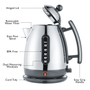 Dualit 1.5L Lite Cordless Jug Kettle in Grey
