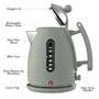 Dualit 1.5L Lite Cordless Jug Kettle in Sage