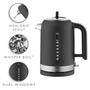 Dualit 1.7L Classic Kettle in Matt Black
