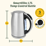 Cuisinart SmartElite Temp Control Kettle 1.7L in Stainless Steel