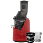 Kuvings B1700 Wide Feed Slow Juicer in Red with Accessories