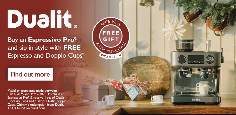 Free Dualit Espresso and Doppio Cups
