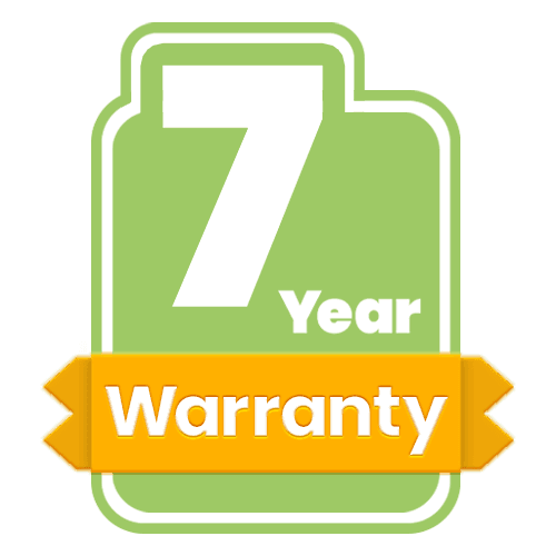 7-Year Warranty