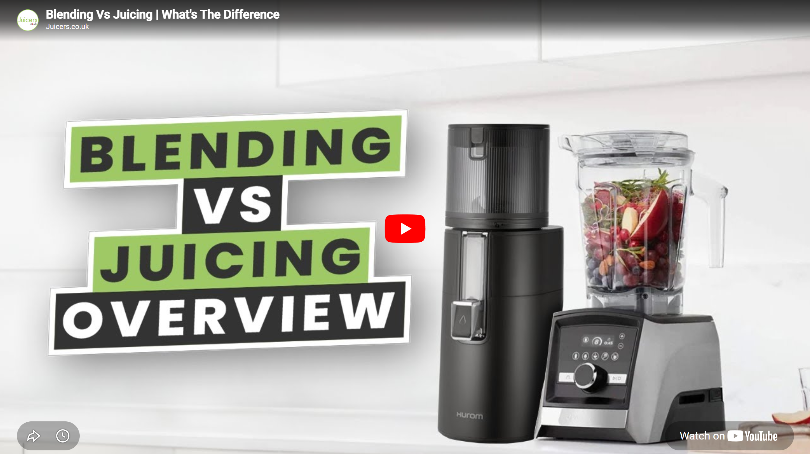 Blending Vs Juicing