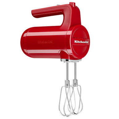 KitchenAid 5KHMB732BER Cordless Hand Mixer in Empire Red