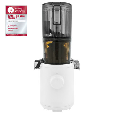 Hurom H310 Self-Feeding Mini Slow Juicer in White | Juicers.co.uk