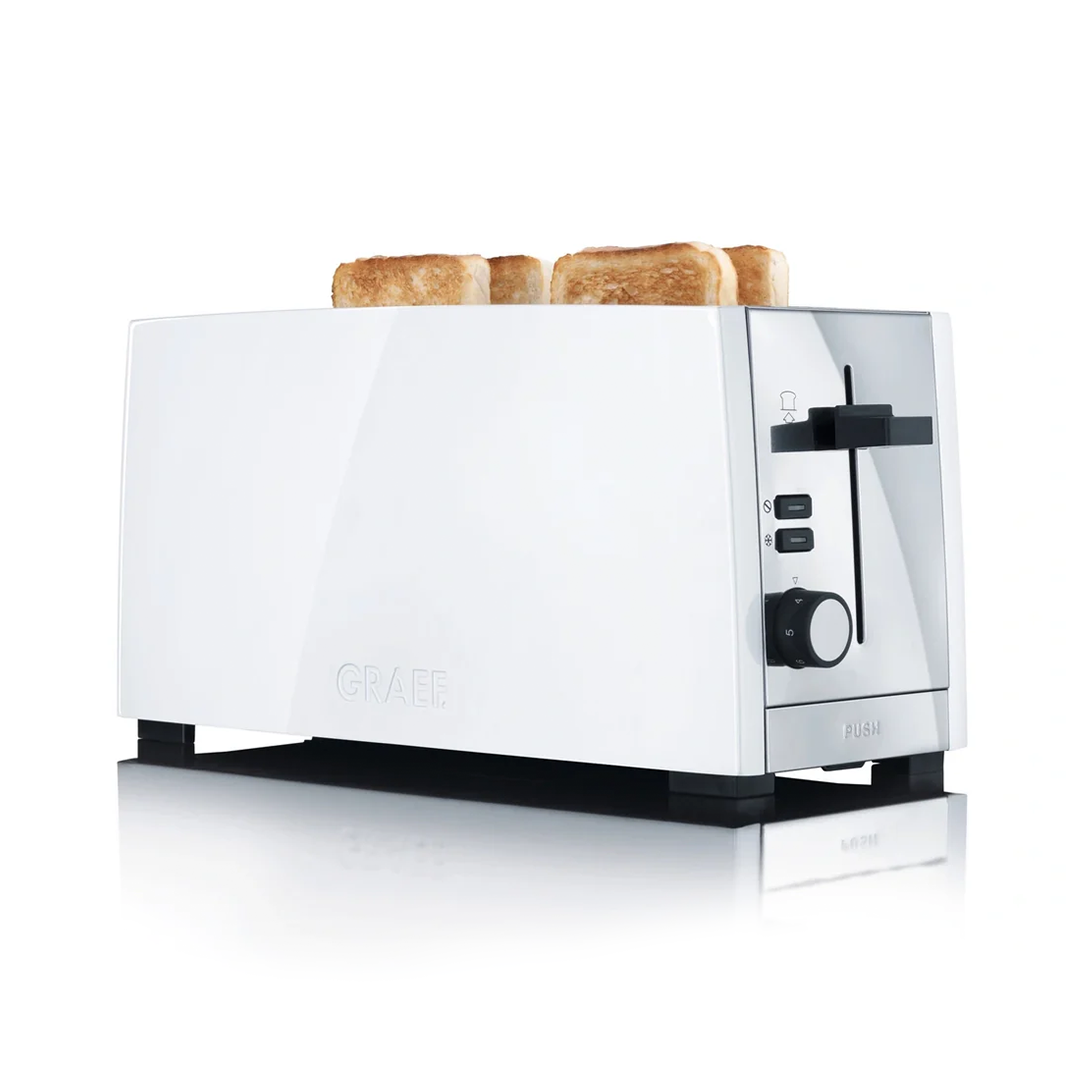 Graef 4-Slice Toaster in White - TO101