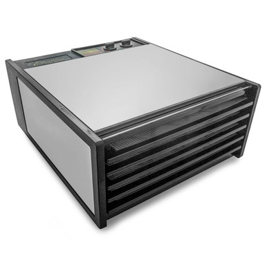 Excalibur D502SHD 5-Tray Dehydrator in Stainless Steel with Timer