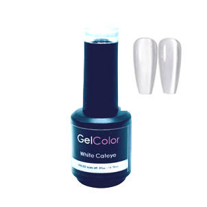 WHITE - REFLECTIVE CAT EYE GEL POLISH