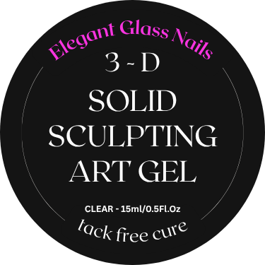 3-D SOLID SCULPTING ART GEL 