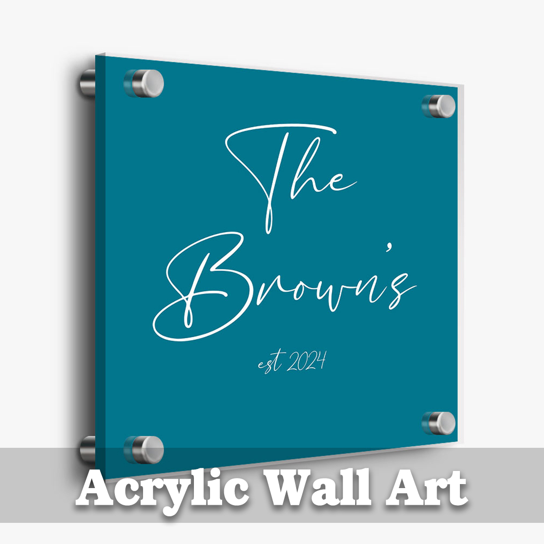 custom acrylic wall art
