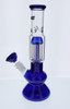 Topoo 12 inch Water Pipe with Tree Perc - Blue 